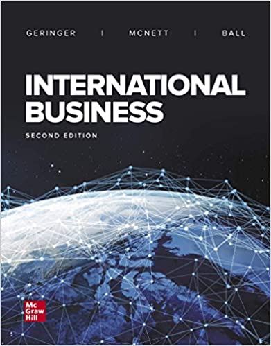 International Business (2nd Edition) BY Geringer - Orginal Pdf